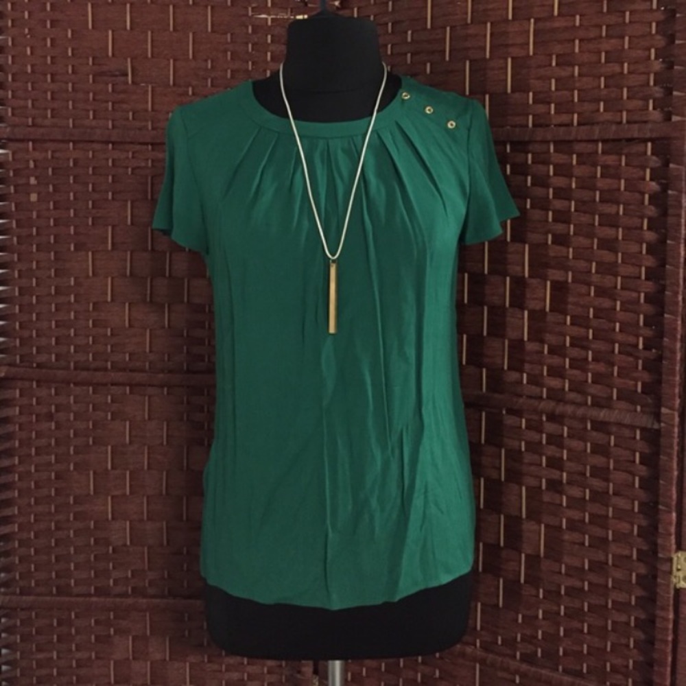Banana Republic emerald blouse